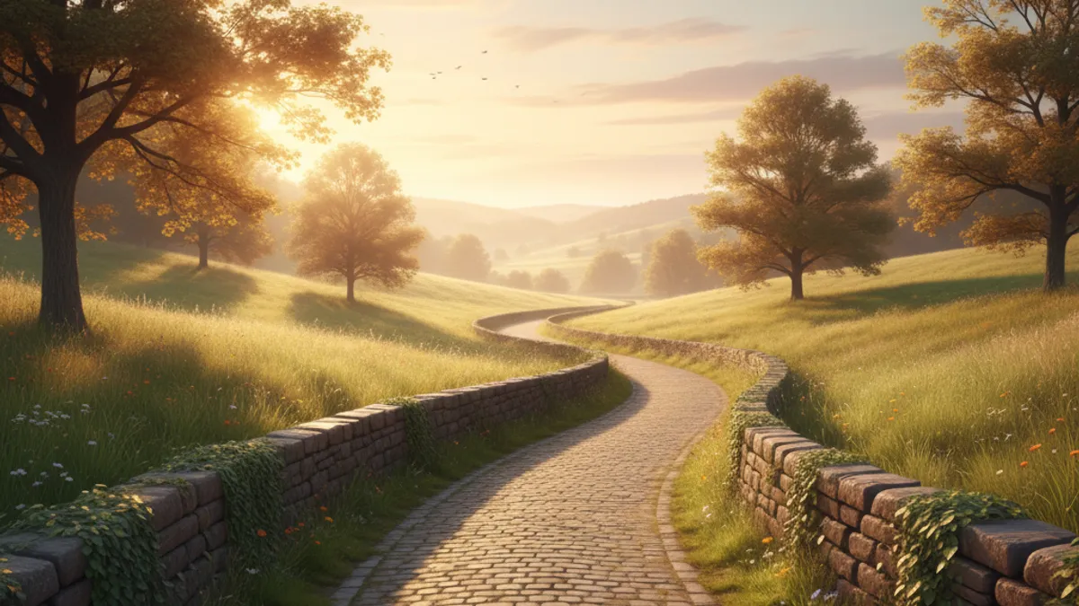 キャリアの成長と新しい始まりを象徴する風景