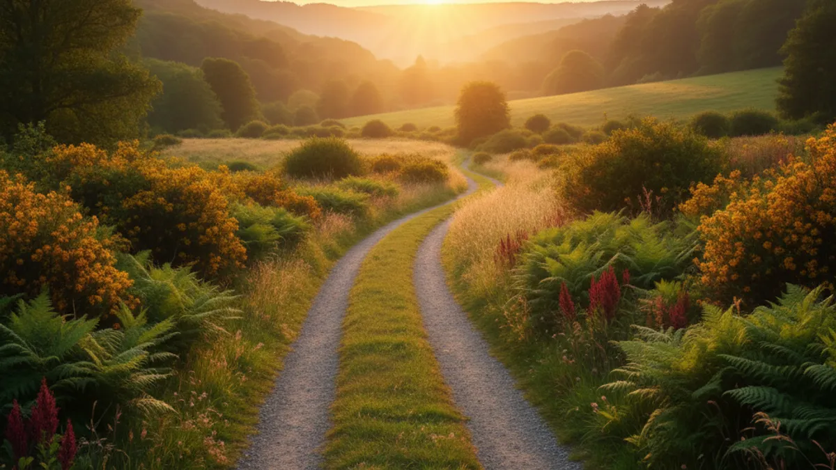 キャリアの成長と新しい始まりを象徴する風景