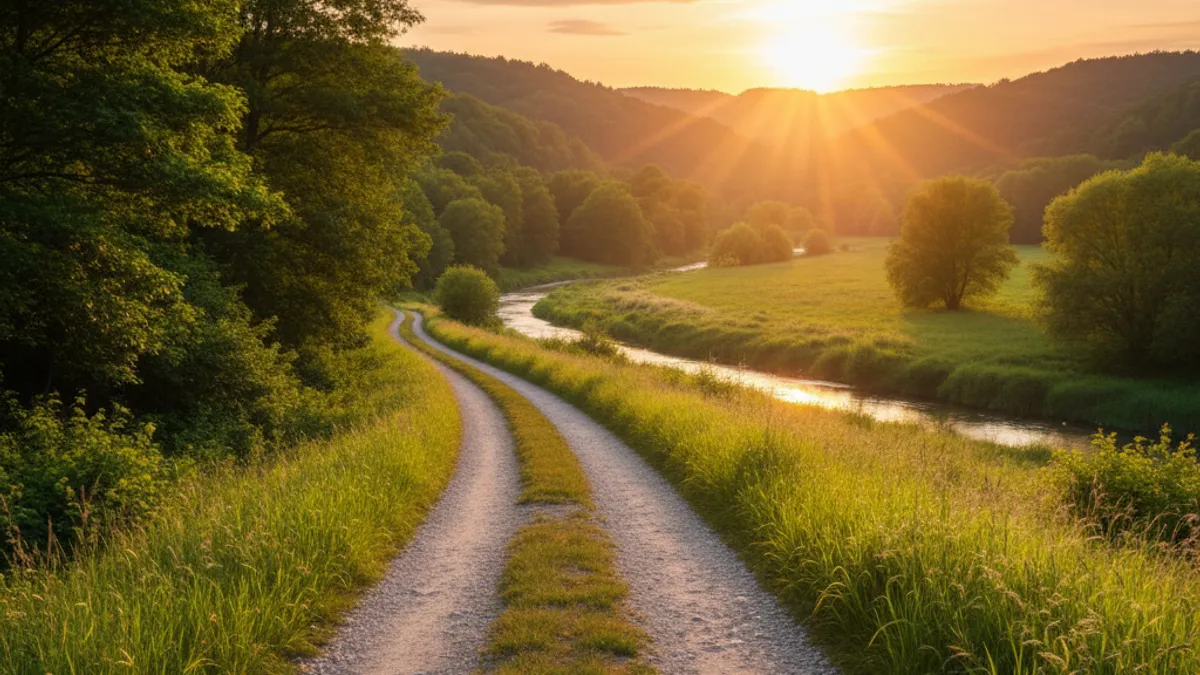 キャリアの成長と新しい始まりを象徴する風景