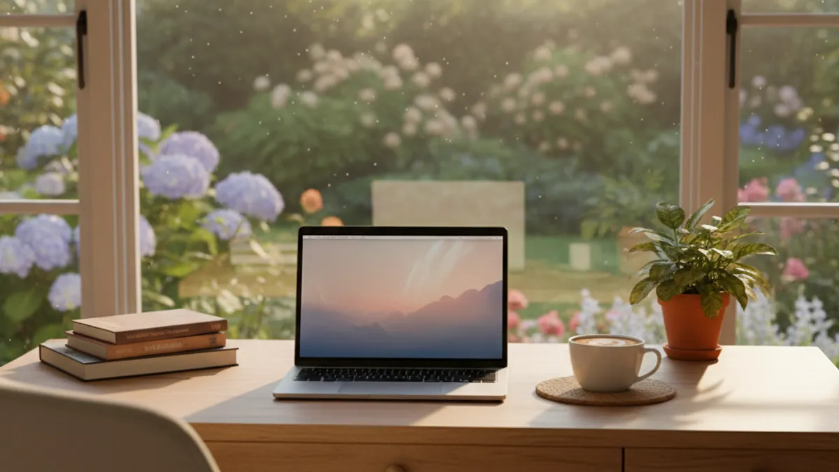 リモートワークの快適なホームオフィス