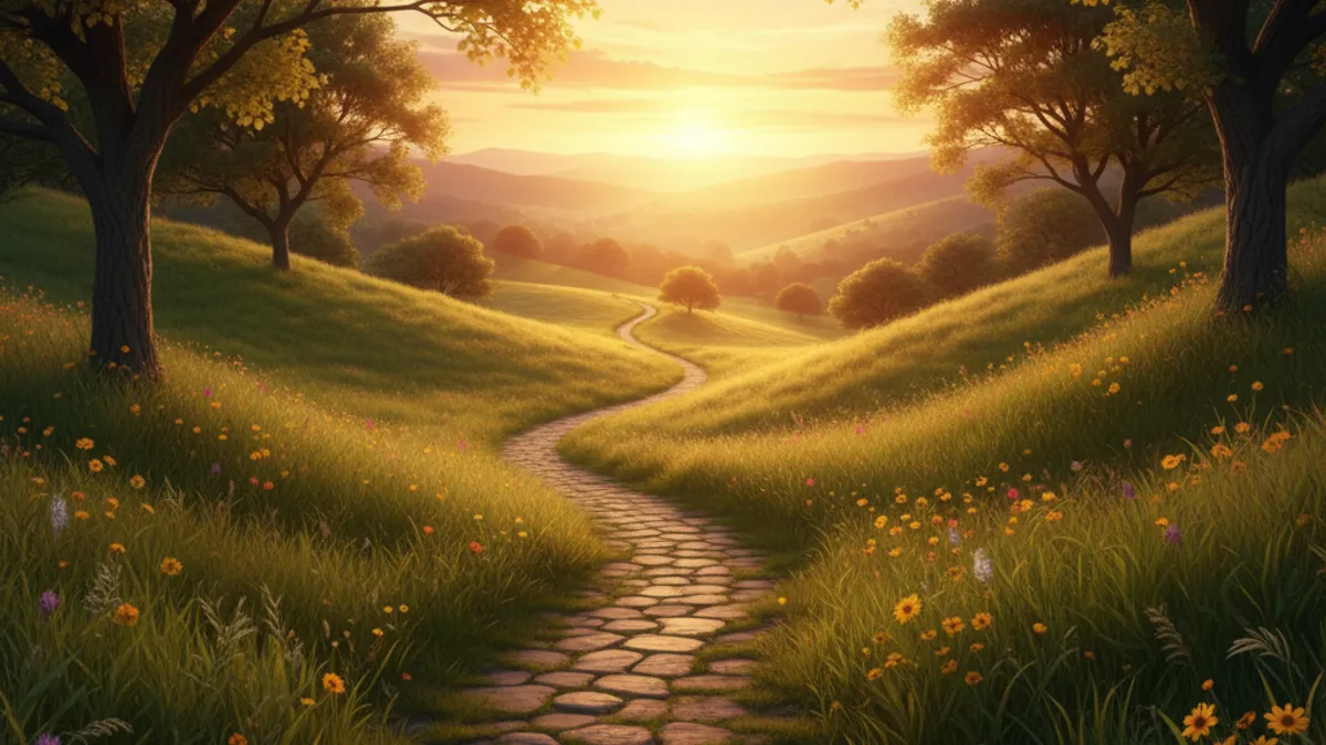 キャリアの成長と新しい始まりを象徴する風景