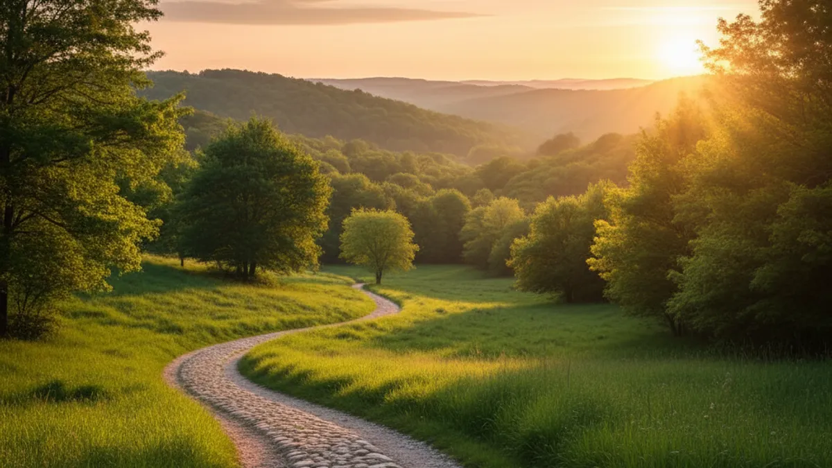 キャリアの成長と新しい始まりを象徴する風景
