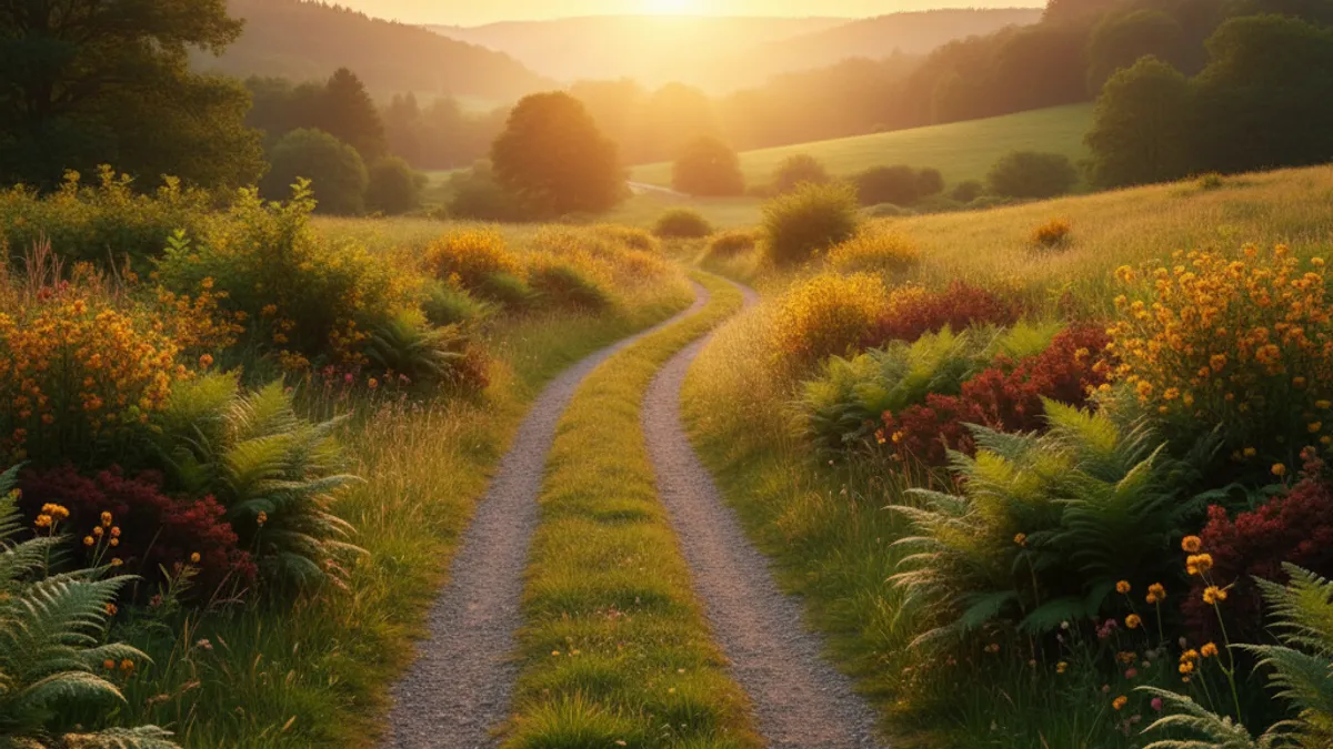 キャリアの成長と新しい始まりを象徴する風景