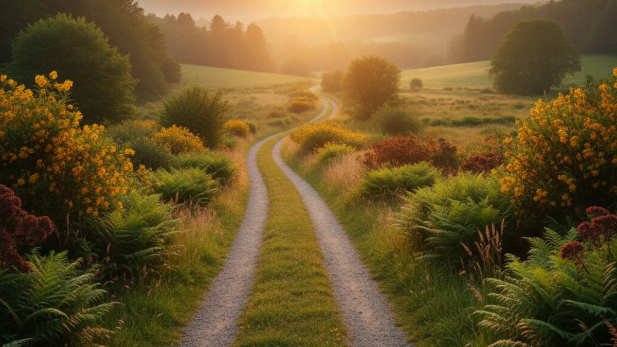 キャリアの成長と新しい始まりを象徴する風景