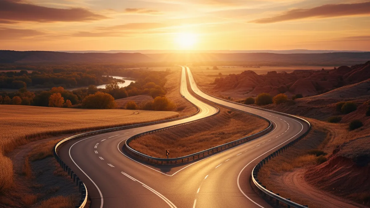 キャリアチェンジを象徴する2つの道