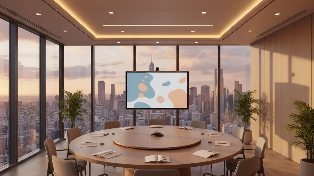 チームコラボレーションの会議室