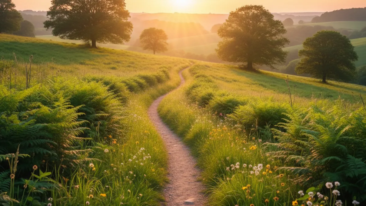 キャリアの成長と新しい始まりを象徴する風景