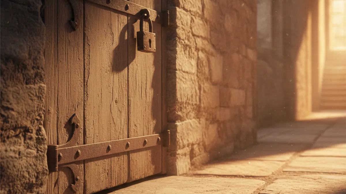 障壁の突破を象徴する鍵と扉