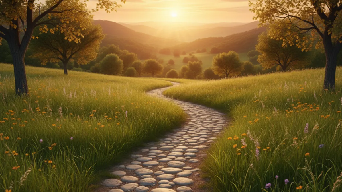 キャリアの成長と新しい始まりを象徴する風景