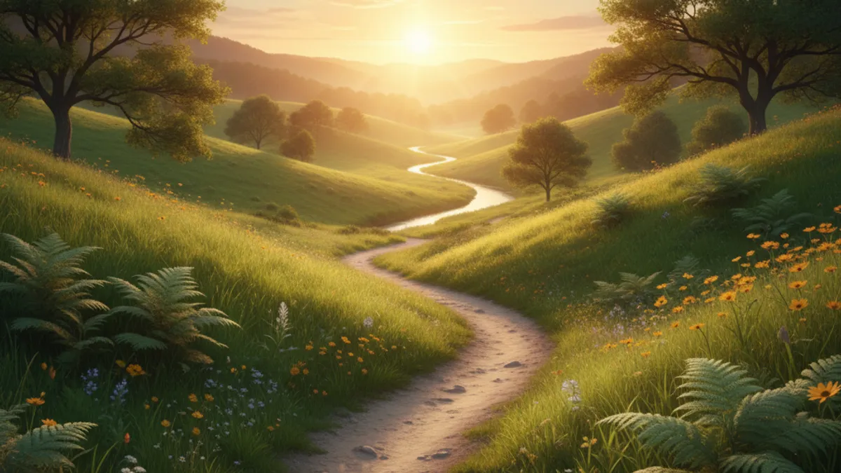 キャリアの成長と新しい始まりを象徴する風景