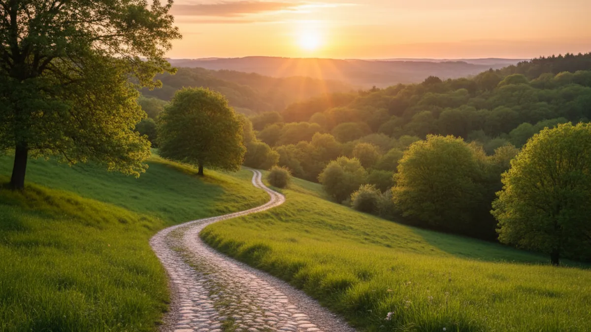 キャリアの成長と新しい始まりを象徴する風景