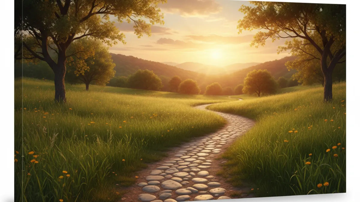 キャリアの成長と新しい始まりを象徴する風景